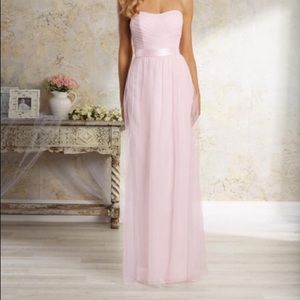 Pin lace Bridesmaid Dress